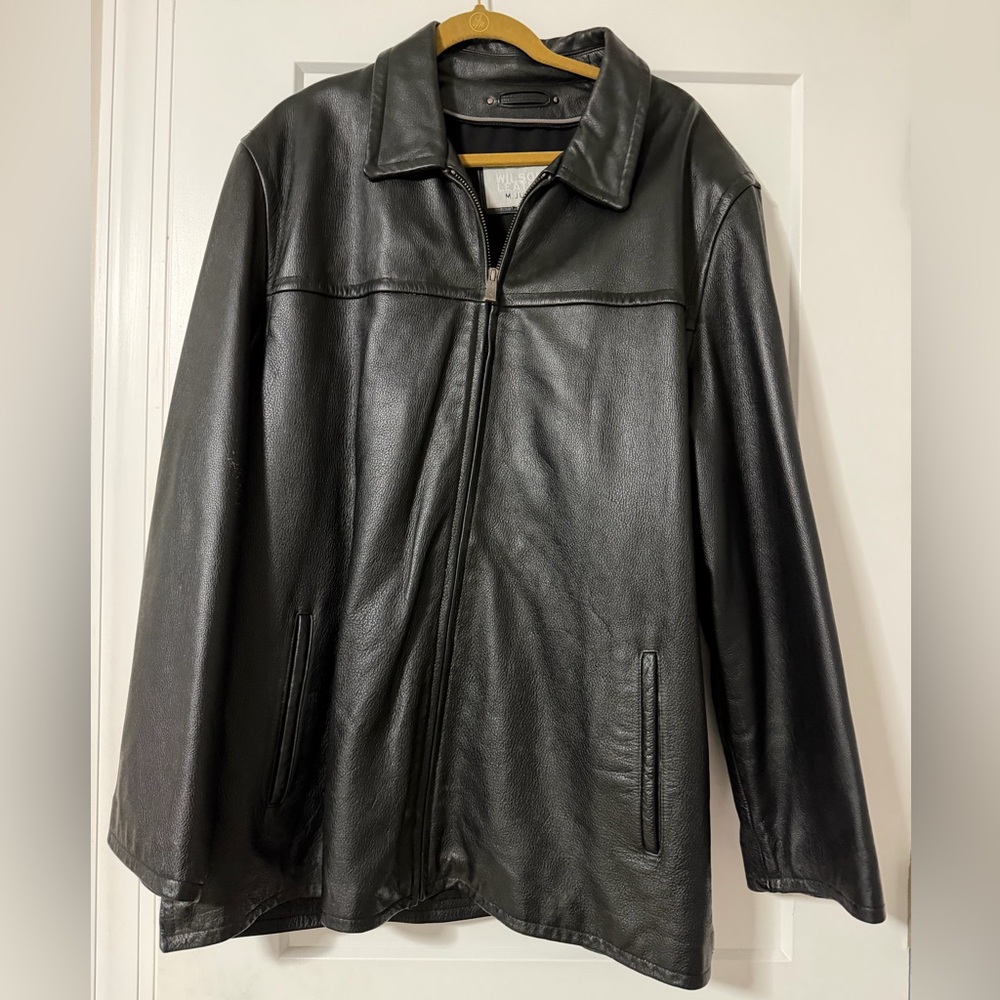 Wilsons Leather Black Jacket
